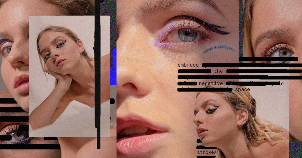 Warning: Graphic Content - Liquid Liner Beauty Editorial