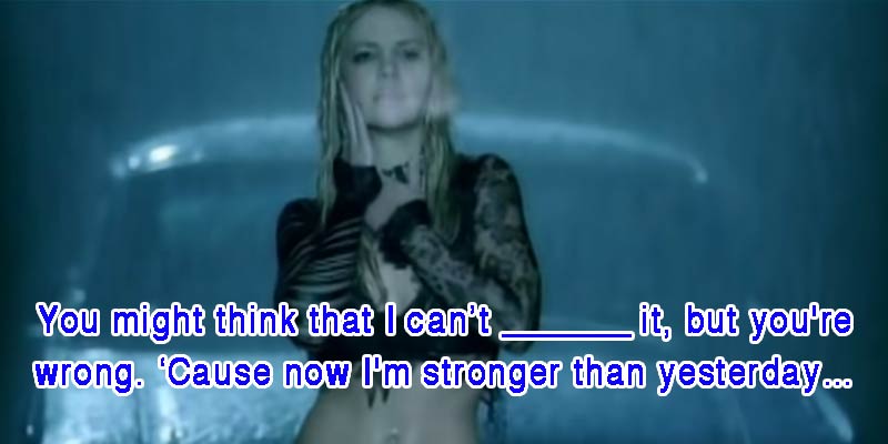stronger britney spears lyrics