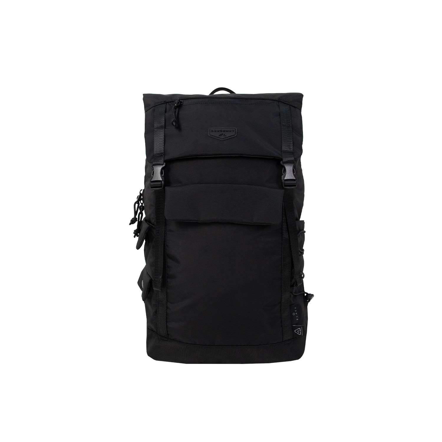 The Actualise Series in Lucid is an all-black utilitarian backpack