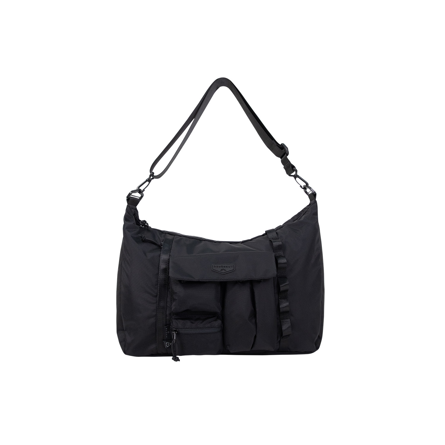 The Actualise Series Metanoia is an all-black utilitarian shoulder bag