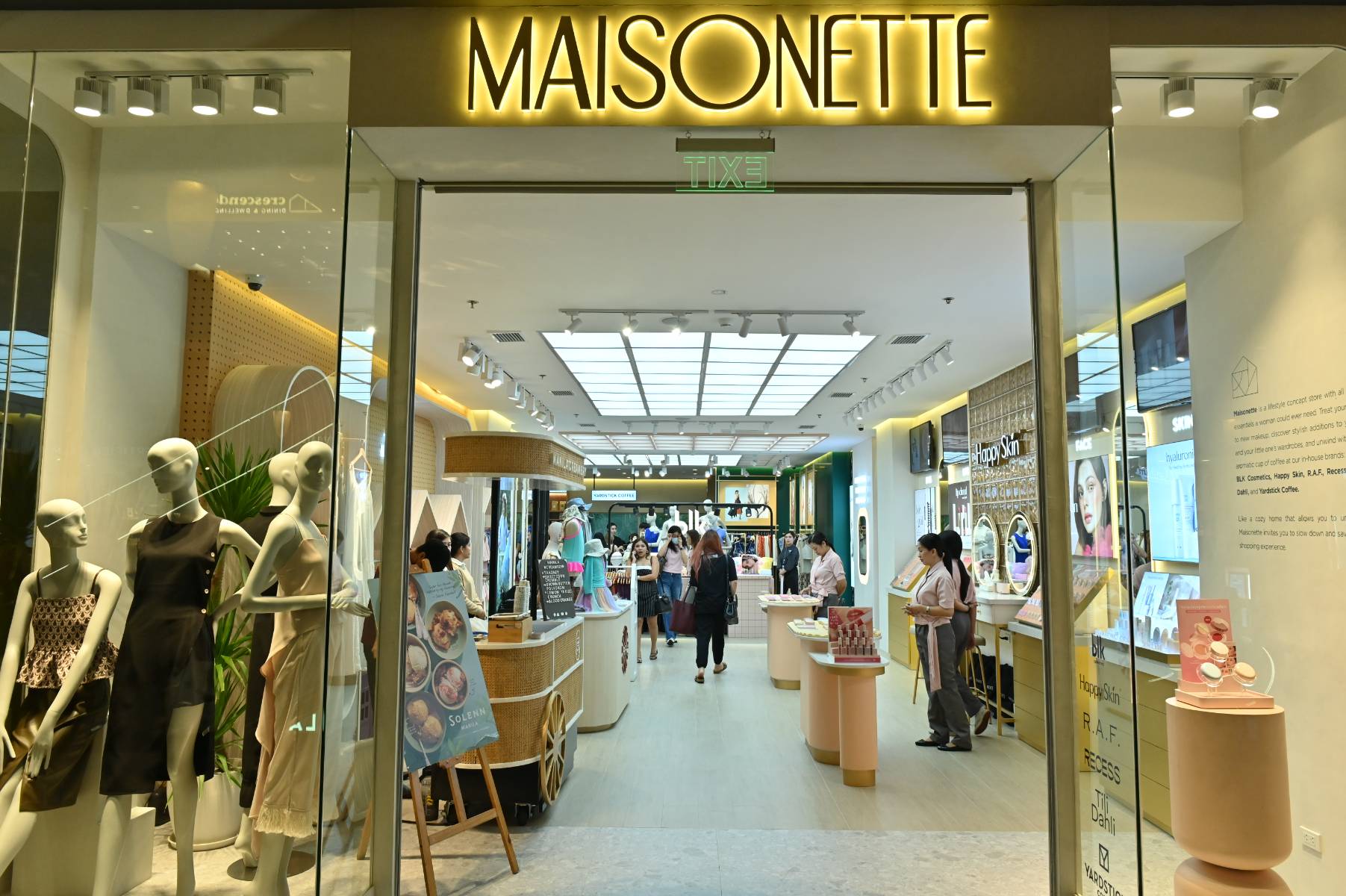 The front of Maisonette in Power Plant Mall, Rockwell, Makati.