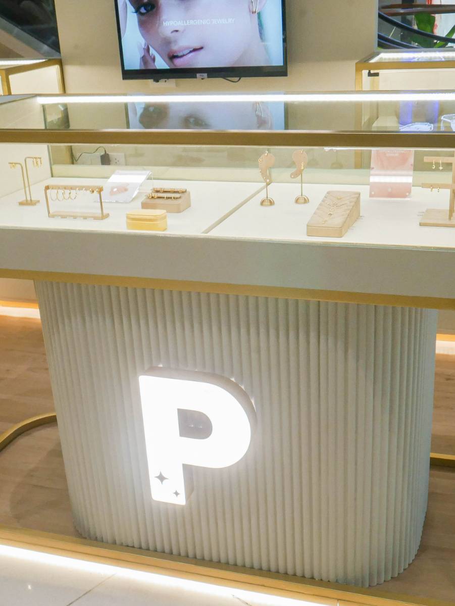 A closeup of the jewelry selection at the latest Penny Pairs Pop-Up Store in Uptown Mall, BGC.