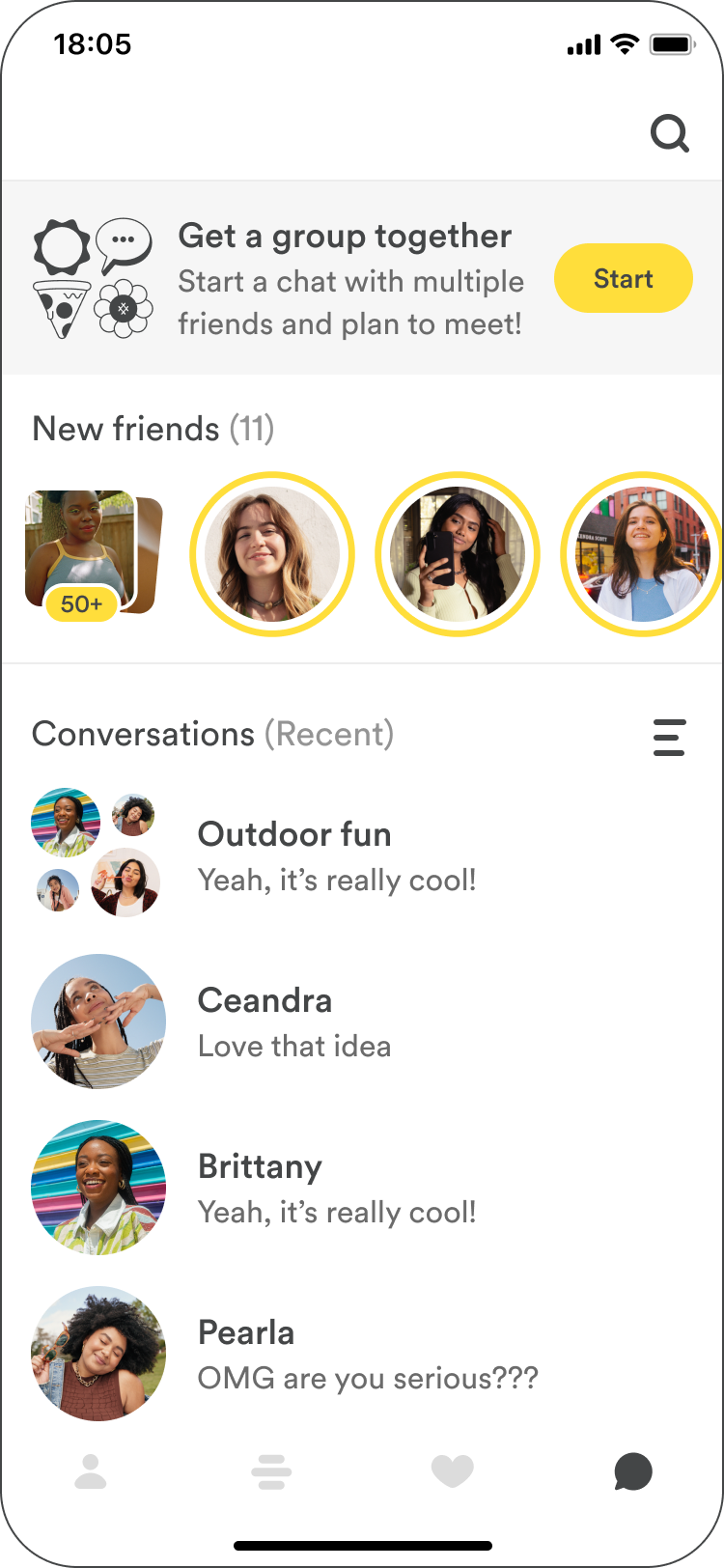 Meet Your Besties for Life with Bumble For Friends
