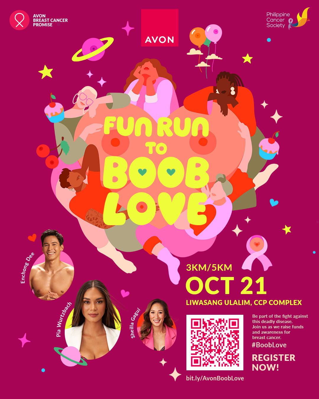Oh, For The Love of Boobs: Join AVON's Fun Run for Breast Cancer Awareness Month