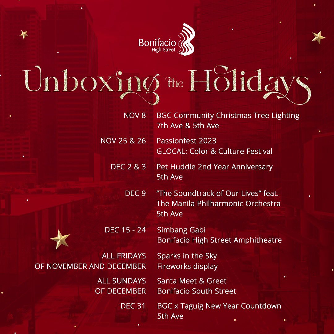 Experience Non-Stop Festive Fun at BGC This Christmas